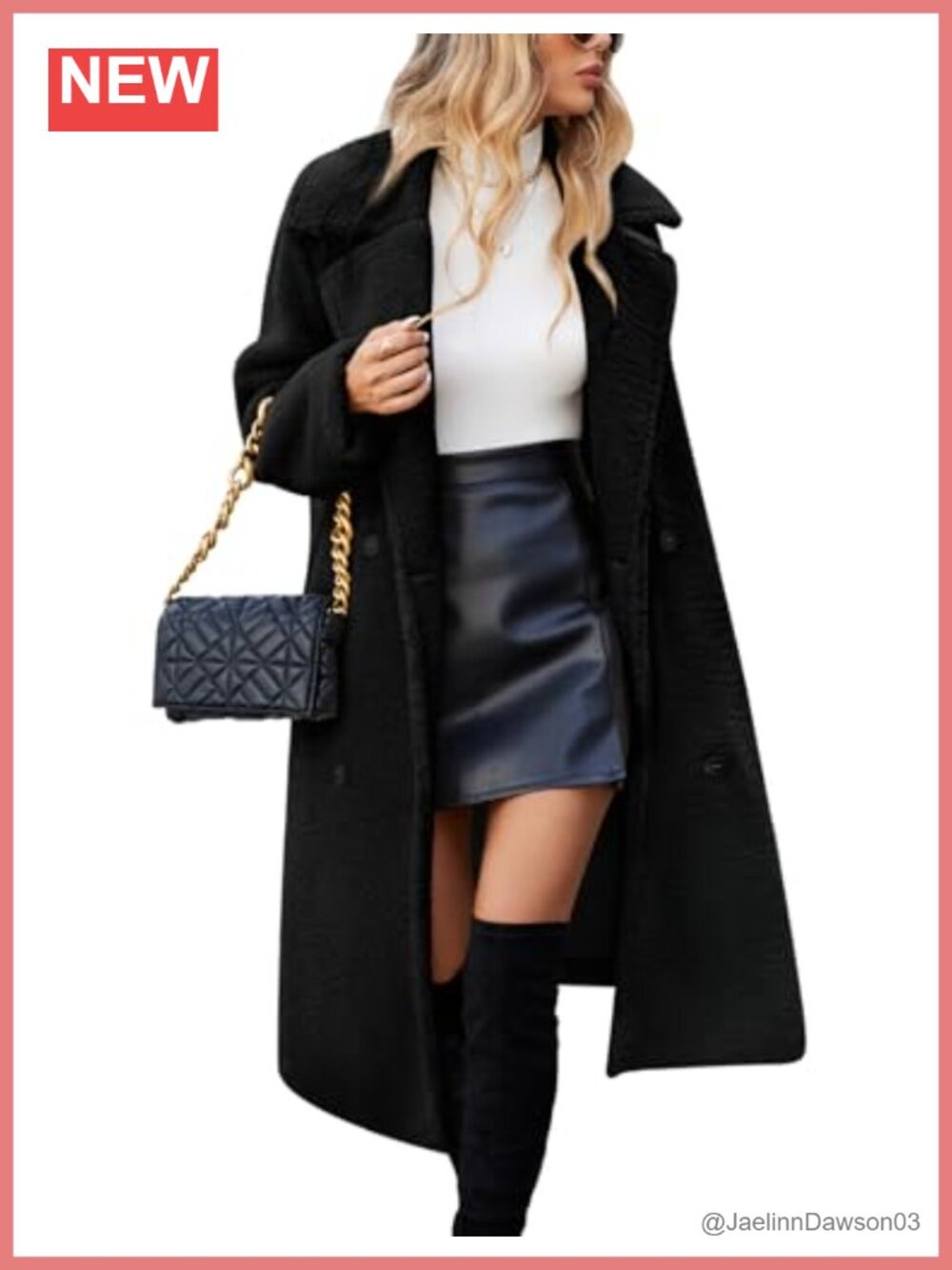 Womens Fleece Long Coat Sherpa Cardigan Lapel Trench Jacket